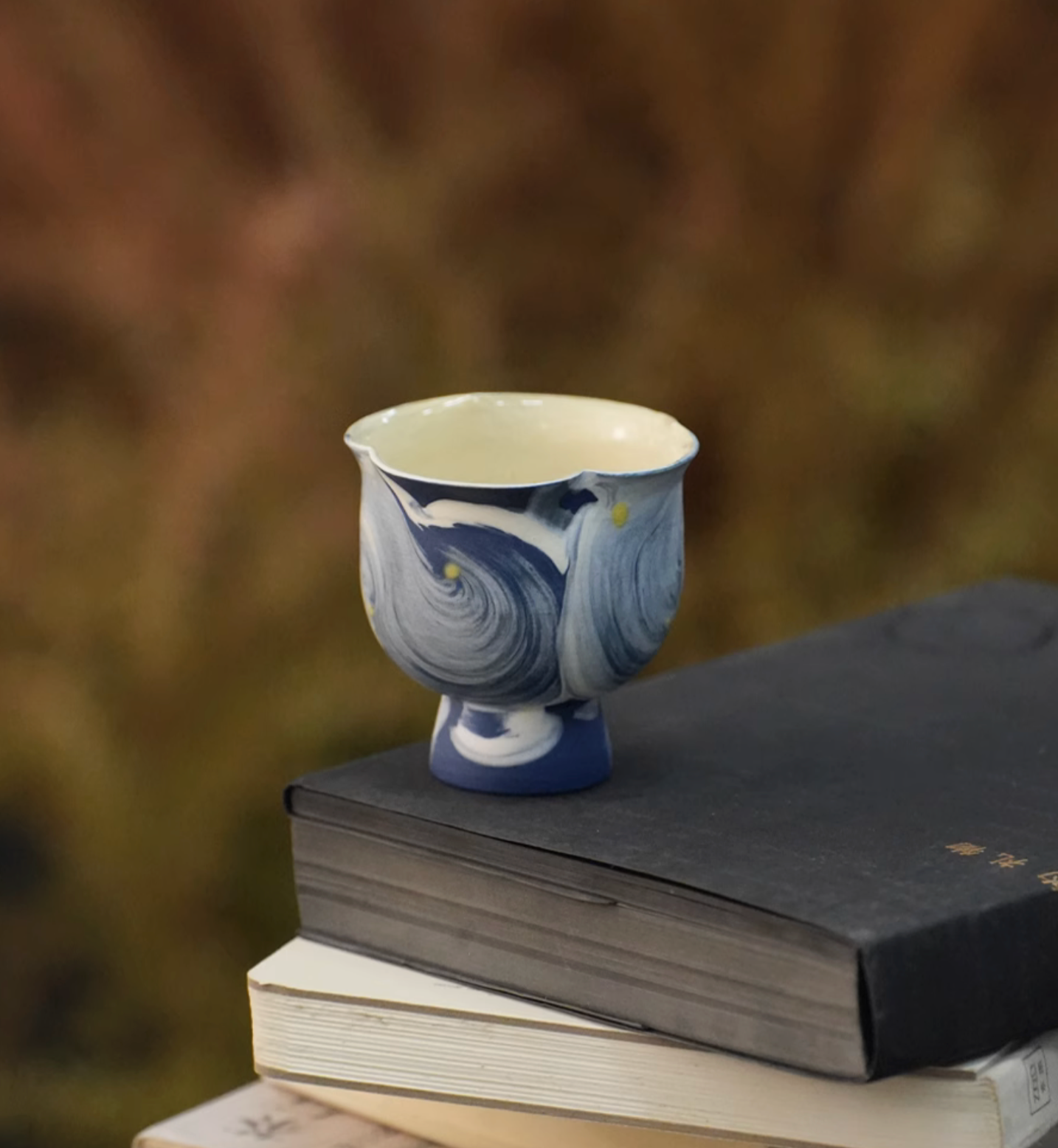 "Into the Sea" Themed Handcrafted Pottery Vintage Tea Set